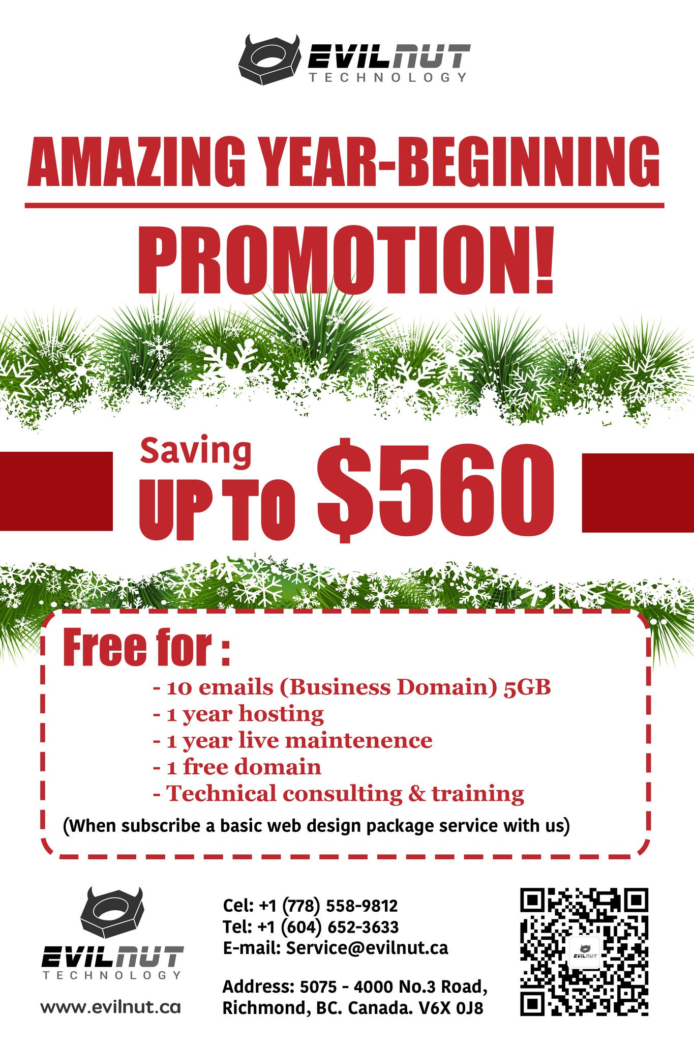 Web Design Year-Beginning Package